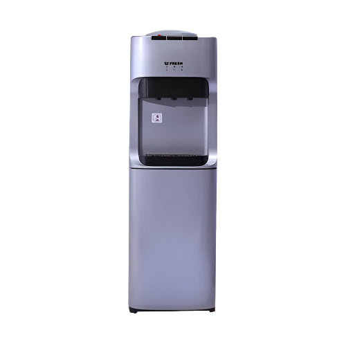 Fresh FW-16BRS Water Dispenser 3 Taps Hot Cold Warm With Built-in Refrigerator Silver