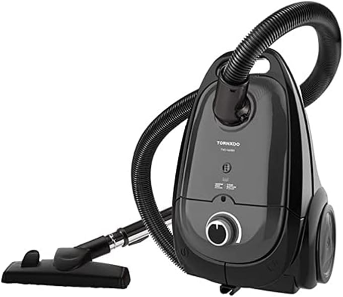 TORNADO Vacuum Cleaner 1600 Watt Anti-Bacteria Filter Grey TVC-160SG