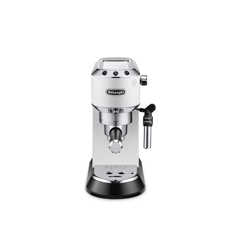 De'Longhi ec685.w dedica style espresso and cappuccino white  international warranty