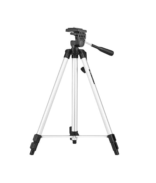 Tripod 330A Professional Camera Tripod With Mobile Holder – Black And Silver WT-330A