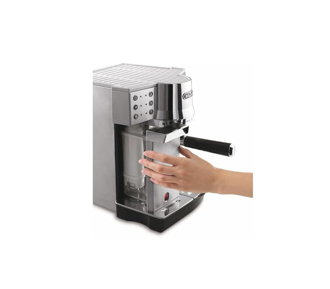 De'longhi ec 850.m  espresso and cappuccino- silver international warranty