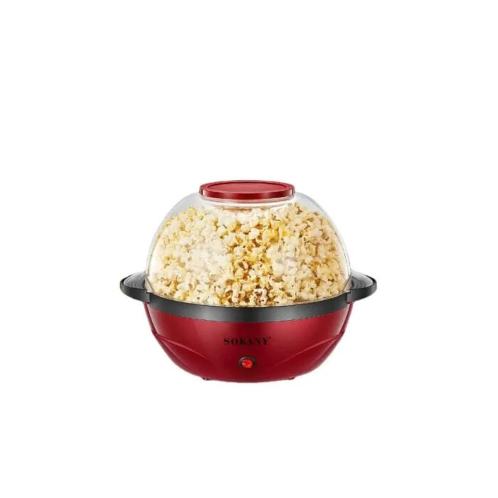 ماكينه فشار سوكانى 850 وات SK-905 عملية وسريعة بسعة 3.6 لتر، Sokany popcorn maker 850W easy and fast popcorn preparation at home