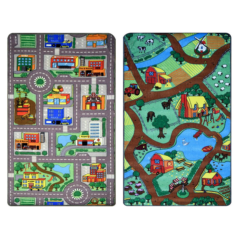 Rosetta carpets are characterized by a soft surface for children size: 100x150