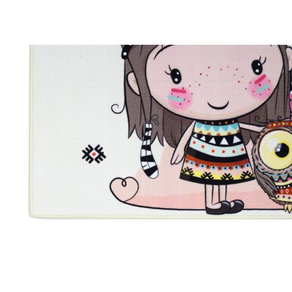 سجادة ساندي لغرف الأطفال 606596 من نايلون عالي الجودة، مضادة للانزلاق وسهلة التنظيف، مثالية لغرف اللعب، متاحة الآن في Cairo Drop. Sandy children's rug 606596 made of high-quality nylon,