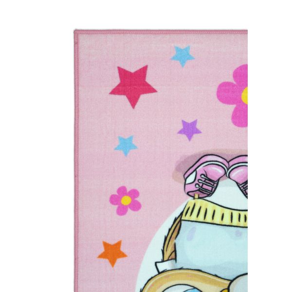 : سجادة ساندي لغرف الأطفال 609559 نايلون متين ومضادة للانزلاق، تصميم ممتع برسومات أطفال، متاحة الآن مع توصيل وضمان من Cairo Drop.Sandy children's rug 609559, durable nylon non-slip