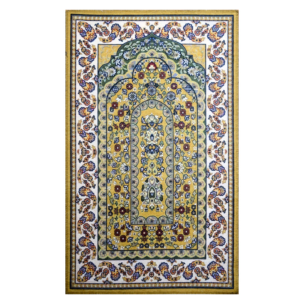 Arabesque 611644-1001 prayer carpet with original Egyptian designs size: 67x110