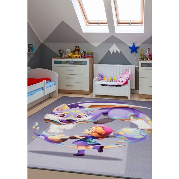 سجادة ميرا للأطفال - تصميم آمن ومريح ومضاد للانزلاق، مثالية لغرف اللعب. Mira Playroom Carpet – Soft, safe, and easy to clean for kids’ rooms.
