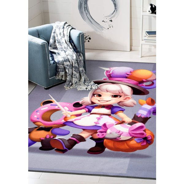 سجادة ميرا للأطفال بقاعدة مانعة للانزلاق وخامة نايلون ناعمة، تصميم مبهج وسهل التنظيف مع توصيل سريع من Cairo Drop.
Mira kids rug with anti-slip base and soft nylon  
