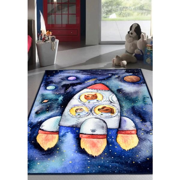 سجادة ميرا للأطفال مودرن من نايلون مانع للانزلاق، تصميم جميل مع توصيل سريع من Cairo Drop.
Mira kids rug, modern nylon with anti-slip base, stylish design, fast delivery