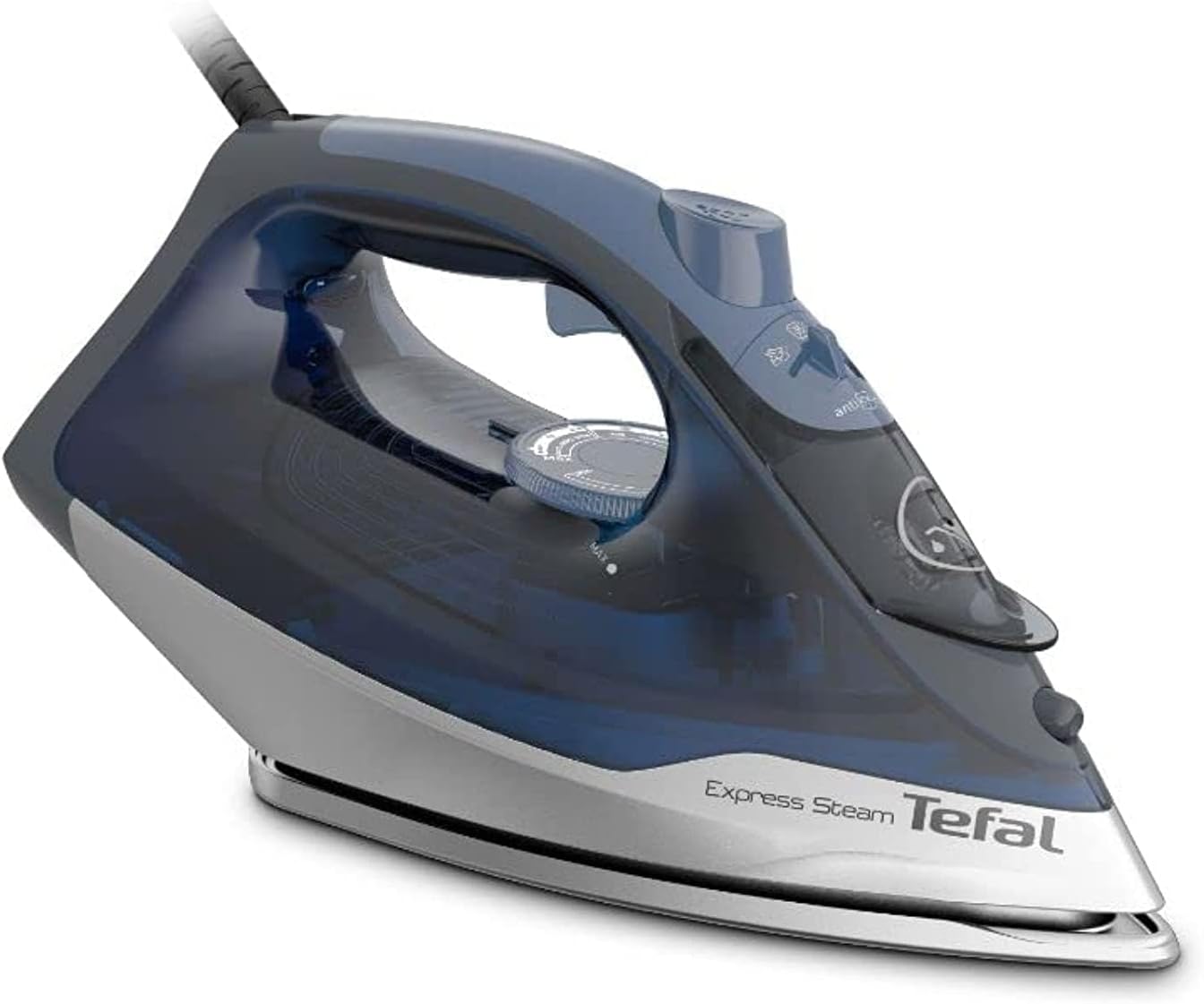 Tefal Maestro Plus Steam Iron, Ceramic Soleplate, 2300 W, White / Blue - FV1840E6