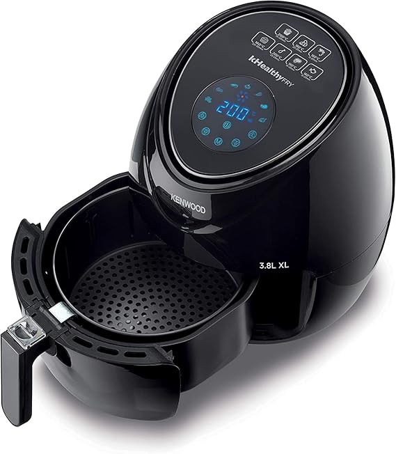 Kenwood KHealthyFry Digital Air Fryer, 3.8 Liter, 1500 Watt, Black - HFP30.BK  (One Year Warranty)