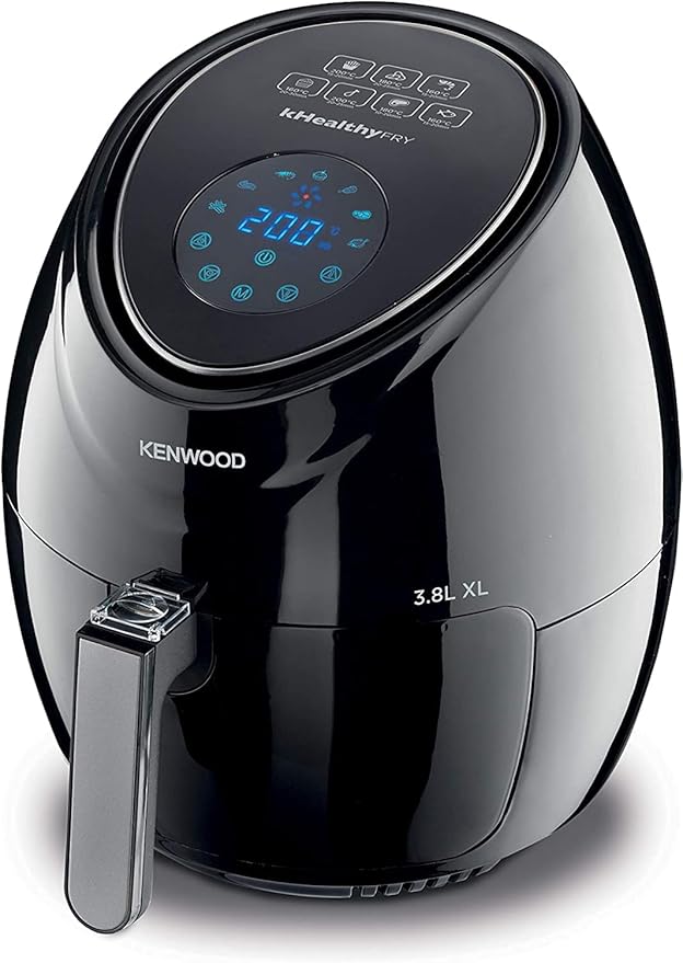 Kenwood KHealthyFry Digital Air Fryer, 3.8 Liter, 1500 Watt, Black - HFP30.BK  (One Year Warranty)