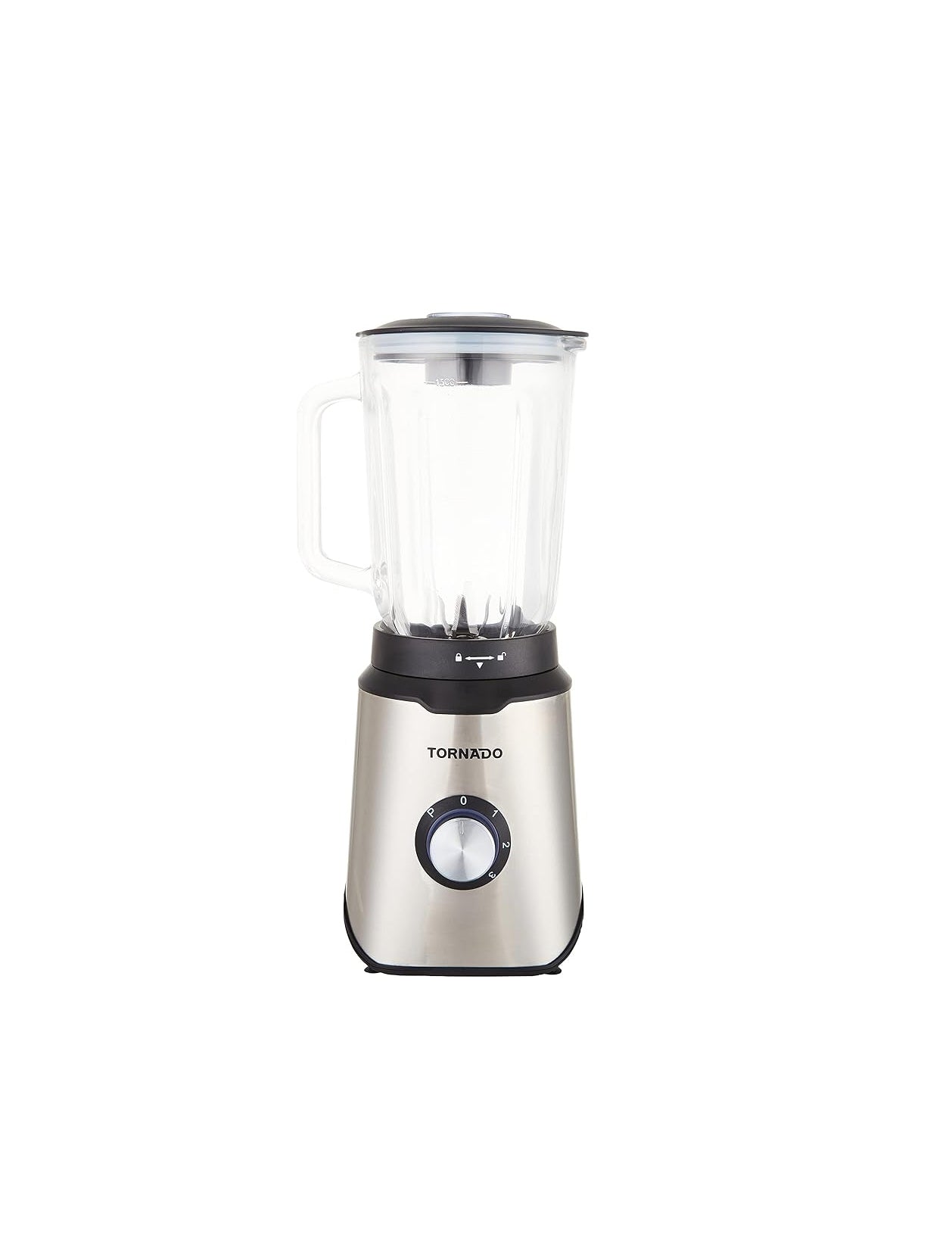 TORNADO Electric Blender 600 Watt, 1.5 Liter, 3 Speeds, Silver BL-600T