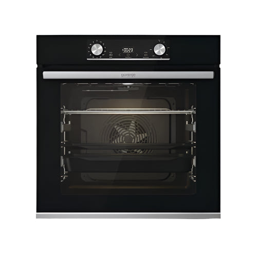 جورينجي BOSX6737E09BG فرن كهربائي بلت-ان، 60 سم، 77 لتر، متعدد الوظائف، وظيفة البخار، مقلاة هوائية، درجة حرارة الفرن القصوى 300 درجة مئوية
