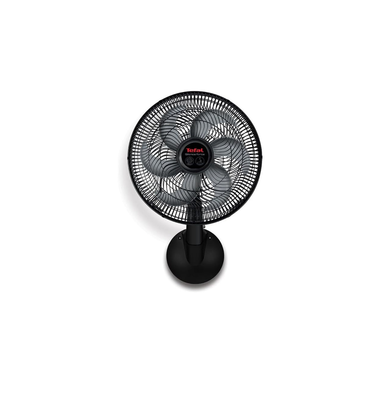 Tefal Silence Force Wall Fan, 16 Inch, Black - VG4150EE