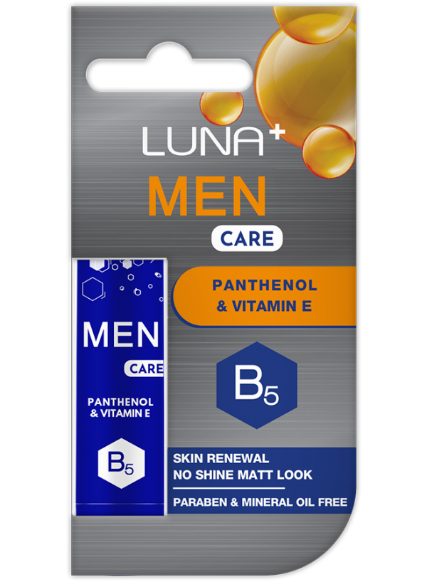 Luna Lip Moist (Men Care) with Vit. B5 & Panthenol