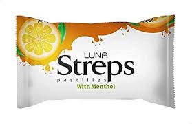 Luna Streps Pastilles  Orange 100 Pcs