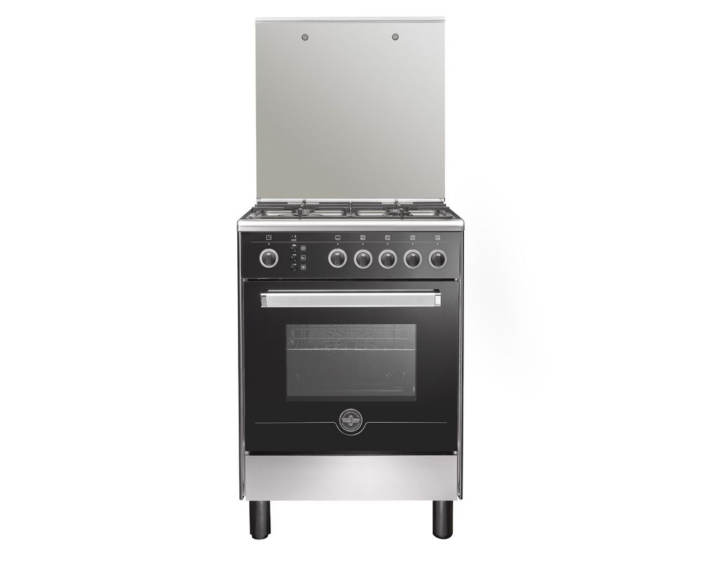 LA GERMANIA Cooker 60 x 60 - 4 Gas Burners Stainless x Black 6N80GRB1X4AWW