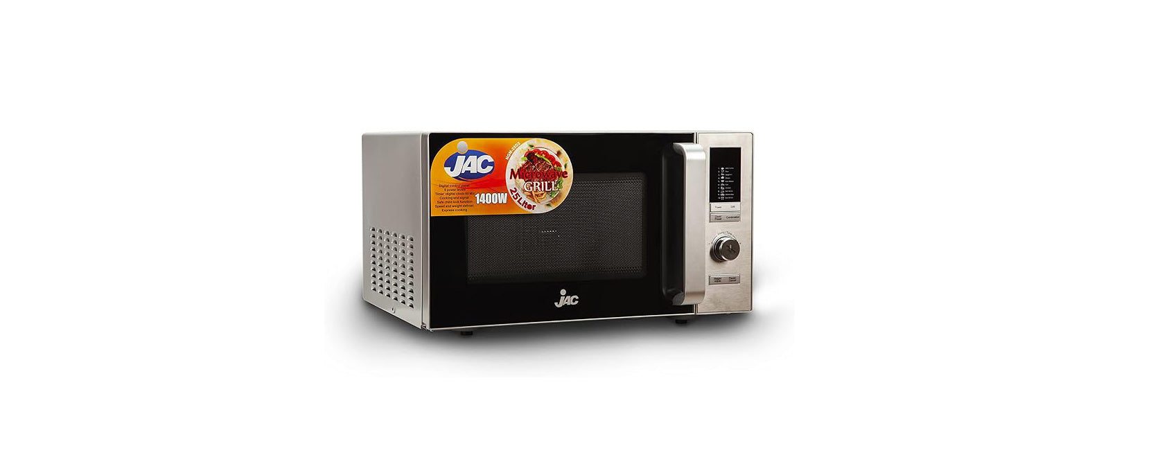 Jack NGM-25D2 microwave black ميكرويف بشواية من جاك  اسود