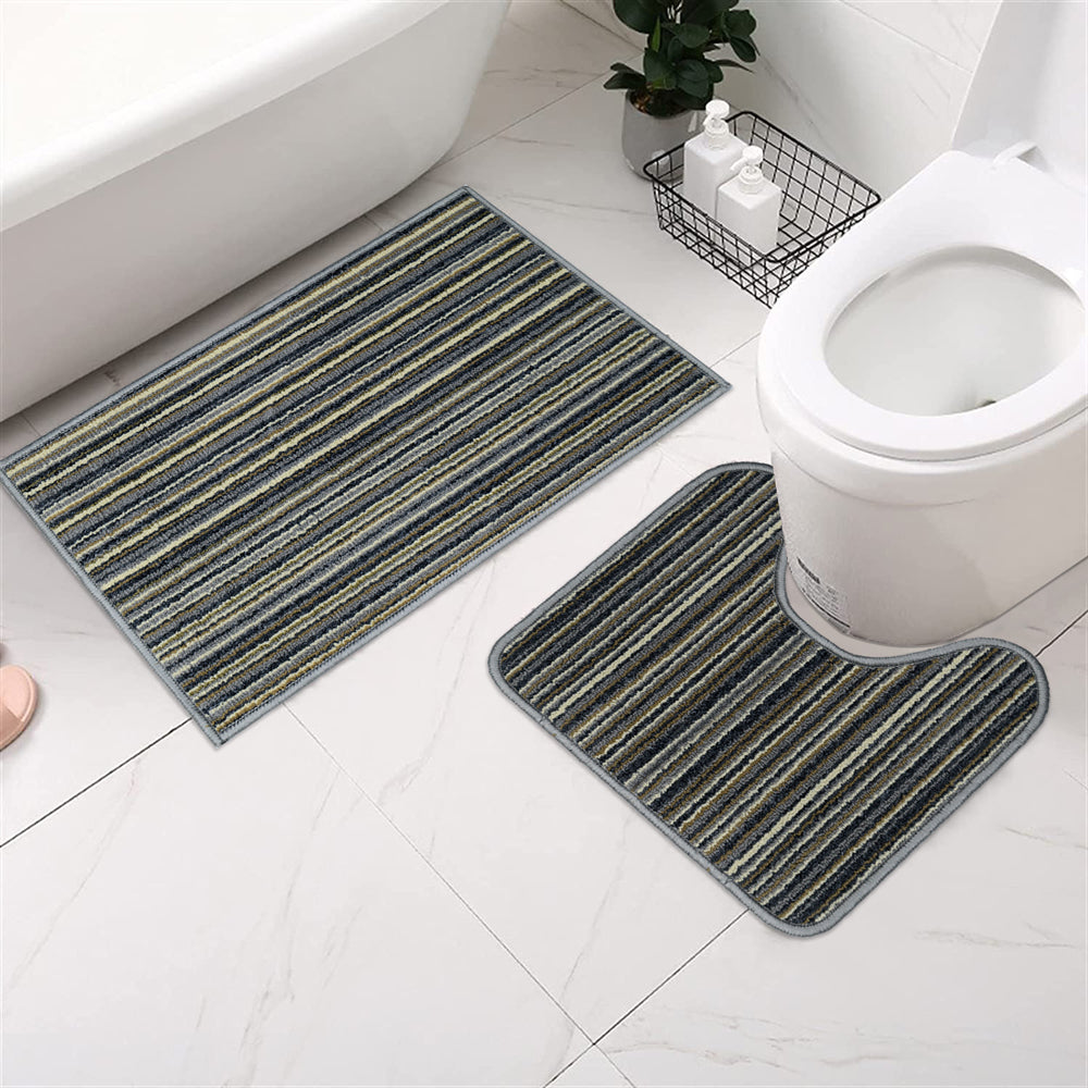 Sabha bathroom set, two pieces, gray size: 75x44+45x44