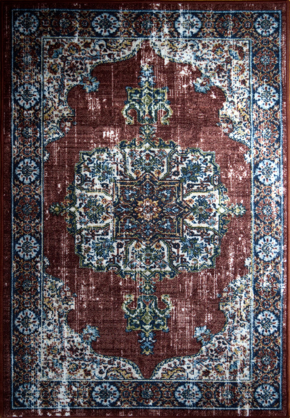 Rosetta rug double face size: 100x147