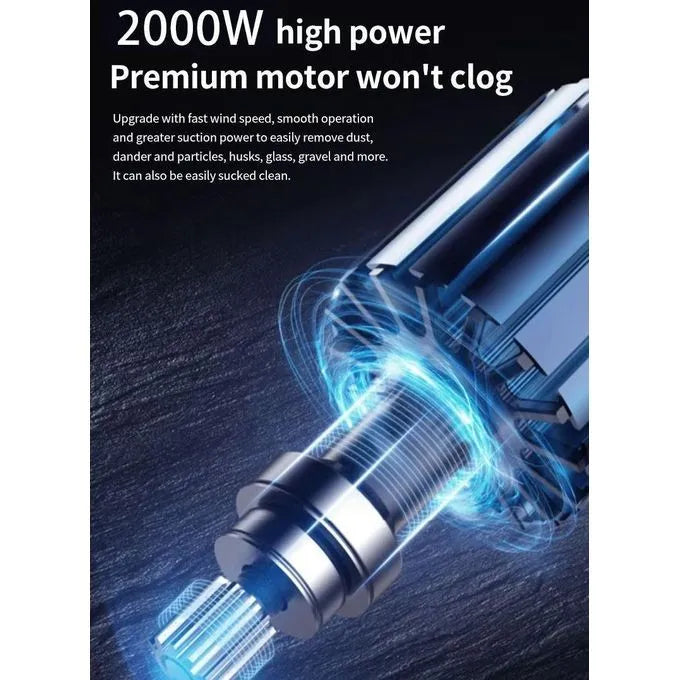 مكنسة سوكاني 2000 وات 2 في 1 بدون كيس، تنظيف سريع وفعال - Sokany 2000W 2-in-1 cordless vacuum, efficient cleaning, delivery & warranty