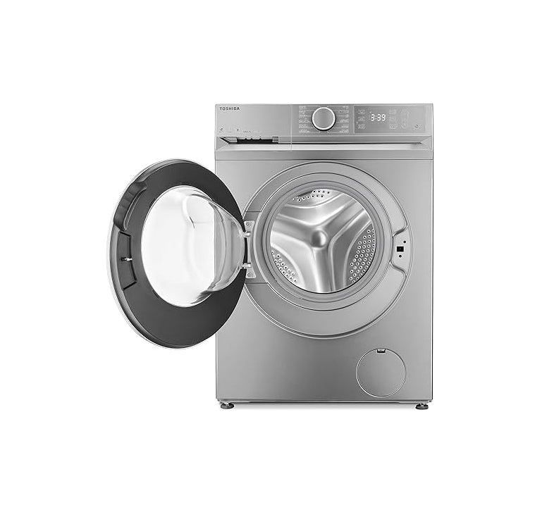 Toshiba - Washing Machine - Automatic - Tw-Bl100A4Eg(Ss) - Inverter -Steam -Smart Control (Wifi) 9 Kg Silver