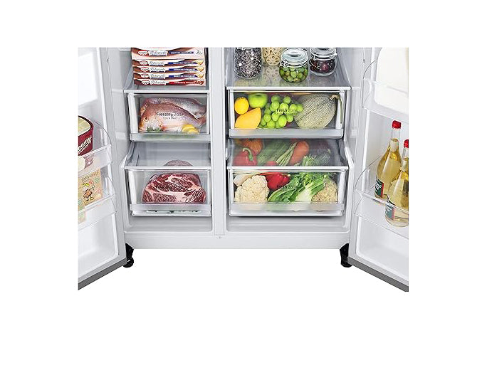 LG -Refrigerator GC-B257SLWL - UltraSleek Door, 23 Cubic Feet