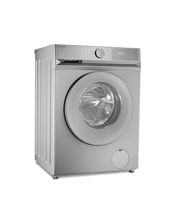 Toshiba - Washing Machine - Automatic - Tw-Bl100A4Eg(Ss) - Inverter -Steam -Smart Control (Wifi) 9 Kg Silver