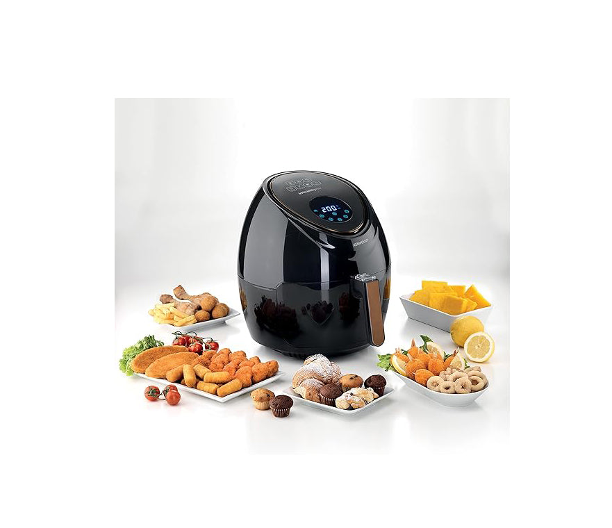 Kenwood Airfryer  5.5Litre 2.4Kg Capacity HFP50 -Black-International Warranty