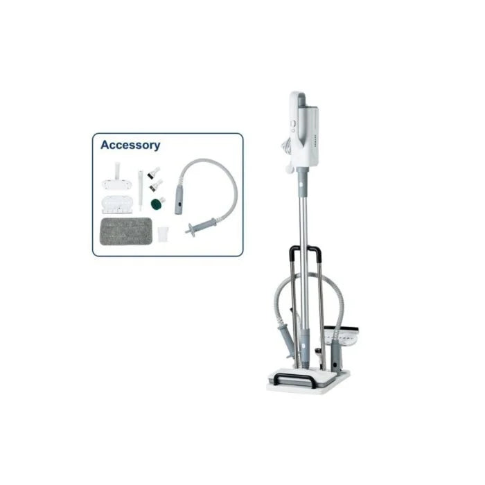 مساحه كهربائيه سوكاني 2800 وات بالبخار 10 في 1 مع 14 ملحق للتنظيف القوي – Sokany 2800W steam mop 10 in 1 for powerful multi-surface home cleaning.