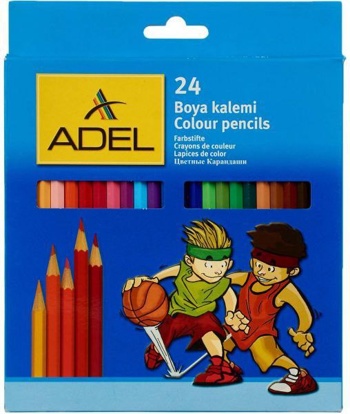 Set of 24 Turkish wood colors ADEL 8690826236527