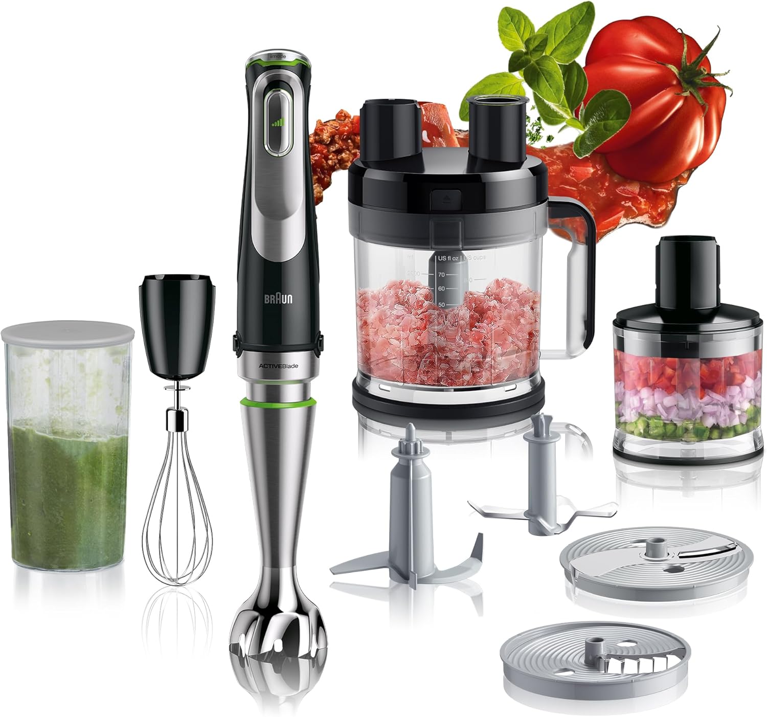 Braun MQ 9185XLI Hand Blender طقم خلاط يدوي مالتي كويك 9 من ام كيو، براون