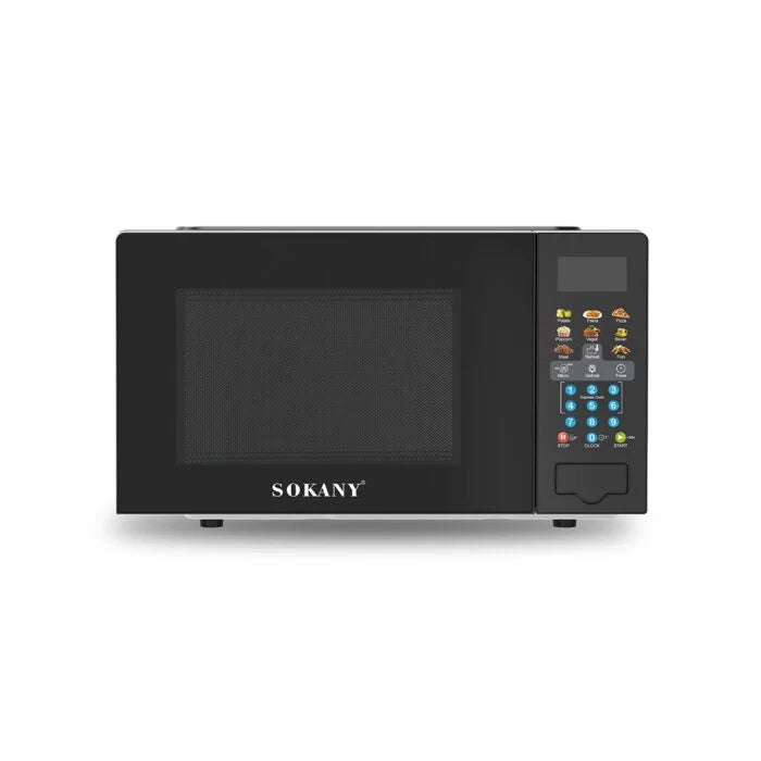 ميكروويف سوكاني 1100 وات سعة 20 لتر | SOKANY 1100W Digital Microwave 20L with multiple programs and fast, easy cooking