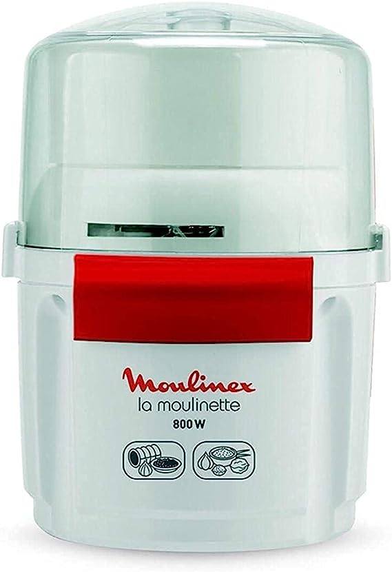 Moulinex La Moulinette Chopper, 250 ml, 800 Watt, White - AD5601EG