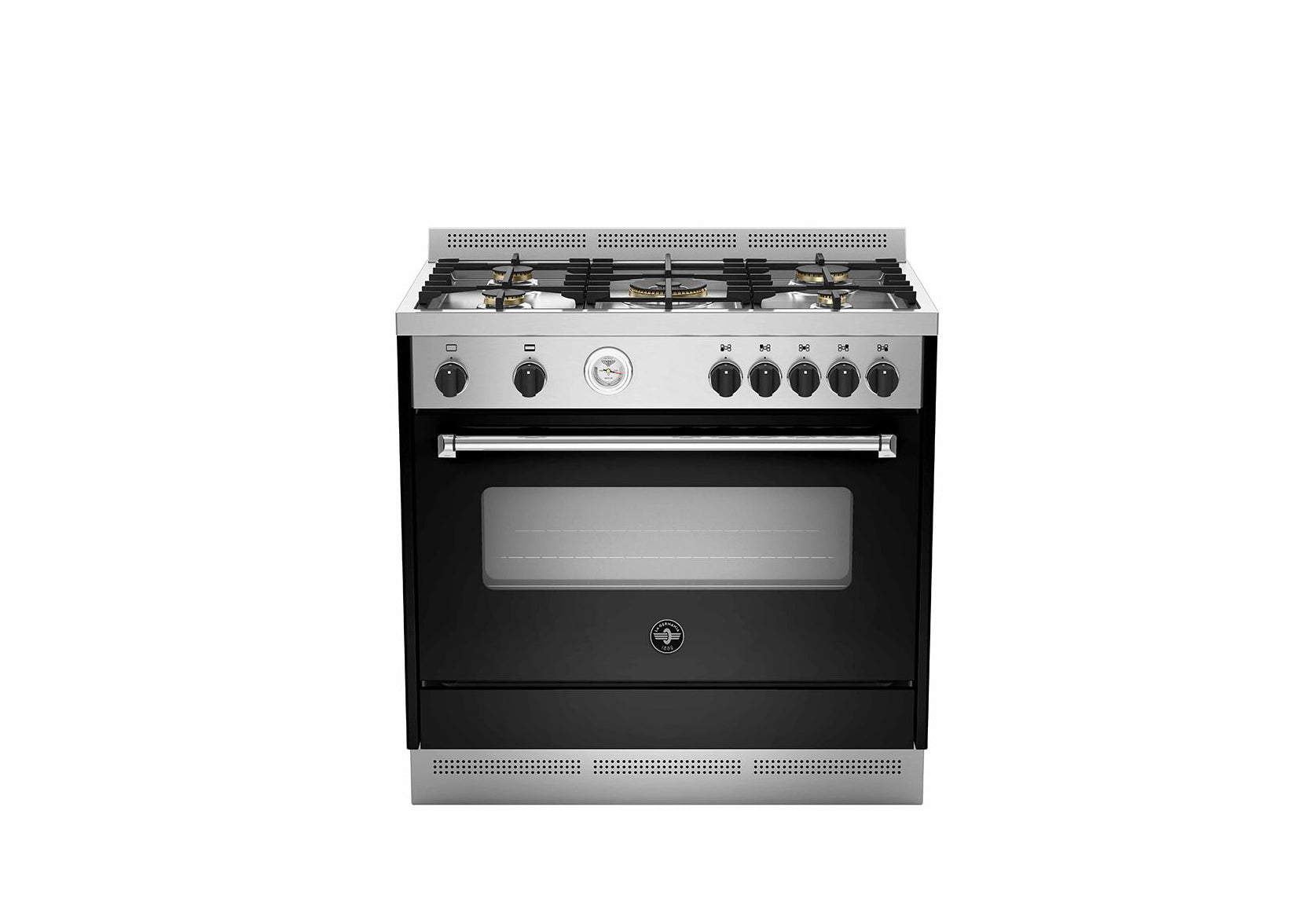 LA GERMANIA Cooker 90 x 60 - 5 Gas Burners Stainless x Black AMS95C81ANE/20