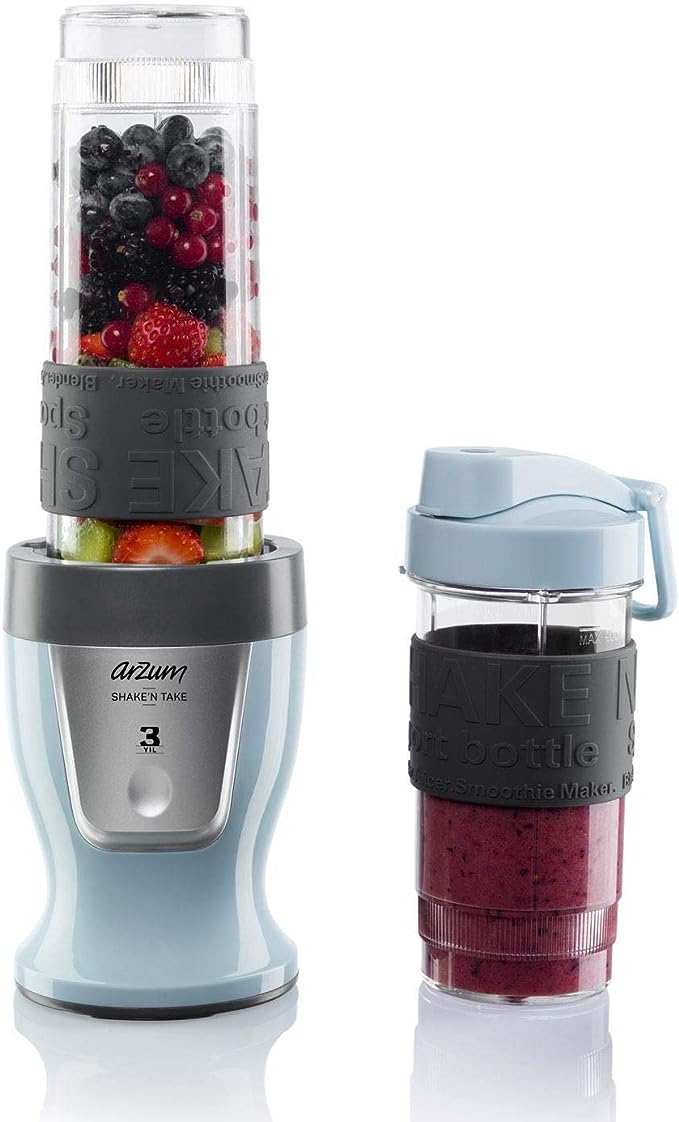 Arzum Shake  300 Watt and Take Personal Blender, Blue - AR1032