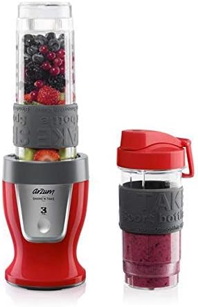 Arzum Shake 300 Watt and Take Personal Blender, Red - AR1032