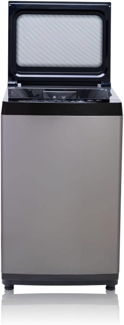 غسالة توشيبا فوق اتوماتيك 9 كيلو فضي بتقنية THE GREATWAVES وضمان 5 سنوات – Toshiba 9kg Top Load Washing Machine Silver with I-Clean Technology.