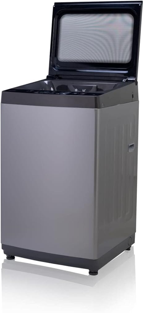 غسالة توشيبا فوق اتوماتيك 9 كيلو فضي بتقنية THE GREATWAVES وضمان 5 سنوات – Toshiba 9kg Top Load Washing Machine Silver with I-Clean Technology.