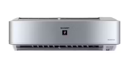 SHARP Split Air Conditioner 1.5 HP Cool - Heat Inverter Digital Plasmacluster Silver AY-XP12UHE