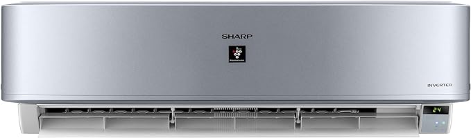 SHARP Split Air Conditioner 2.25 HP Cool - Heat Inverter Digital Plasmacluster Silver AY-XP18UHE