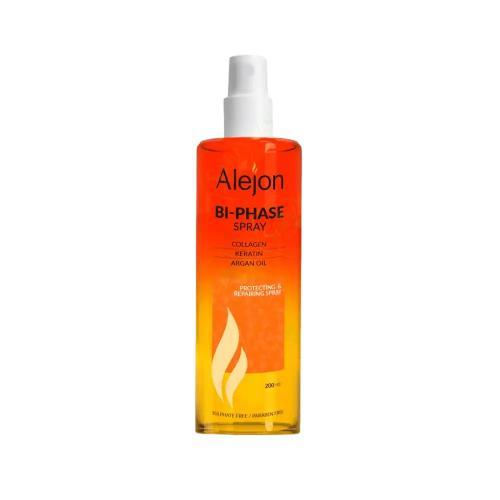 أليجون باي فاز سبراي يغذي الشعر ويقلل الهيشان ويحميه من الحرارة وأشعة الشمس. Aligon by Faz spray smooths and protects hair daily.