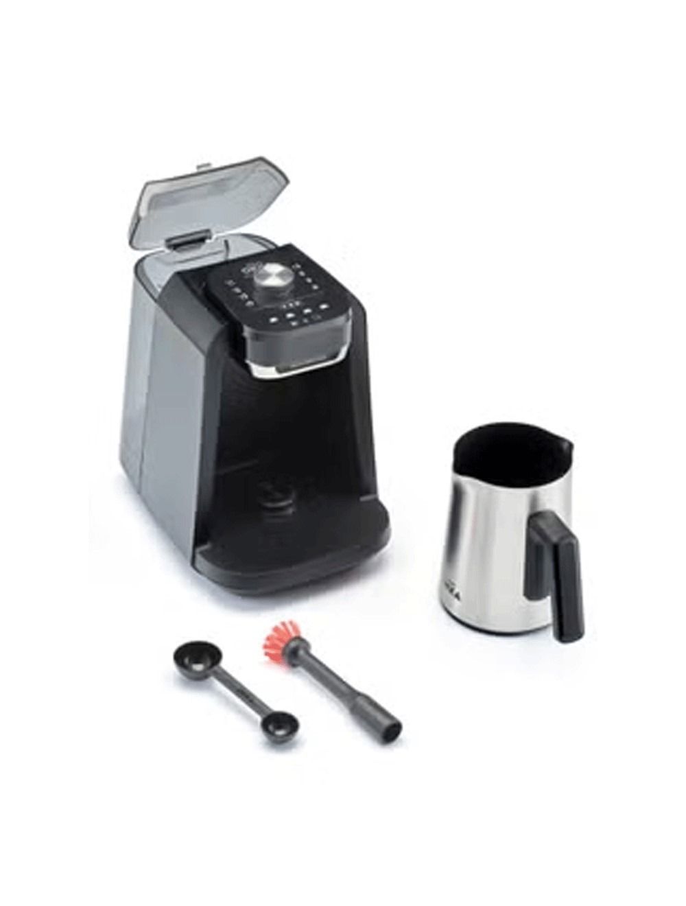 اكتشف ماكينة قهوة أرزوم أوكا ريتش برو بلس مع خزان مياه 1.3 لتر، مشروبات متنوعة، لوحة تحكم باللمس، وضمان سنة من Cairo Drop مع خدمة التوصيل.