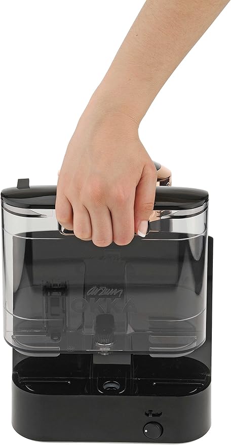 ماكينة ok001 من أرزوم لتحضير القهوة التركية – 710 وات، نظامي تسوية، صب وتنظيف ذاتي. Arzum Okka Turkish Coffee Maker – OK001 Black/White × Gold – 710W.ماكينة ok001 من أرزوم لتحضير القهوة التركية – 710 وات، نظامي تسوية، صب وتنظيف ذاتي. Arzum Okka Turkish Coffee Maker – OK001 Black/White × Gold – 710W.vvvvv