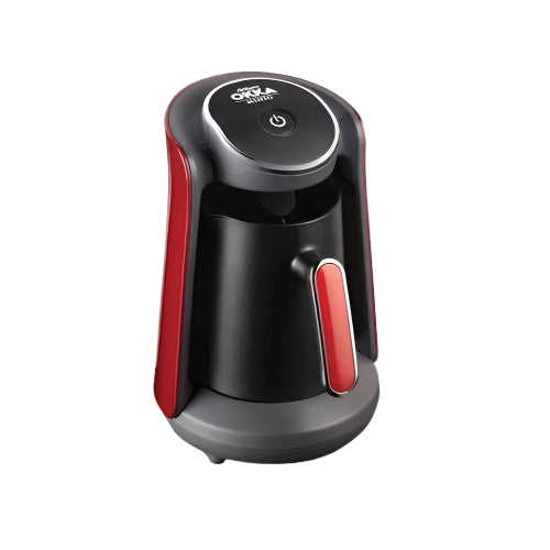 ماكينة قهوة أرزوم أوكا Minio، 480 وات، تحضير سريع – Arzum Okka Minio Turkish Coffee Maker, 480W, Fast Brew, Black & Gold,Silver.RedOK004