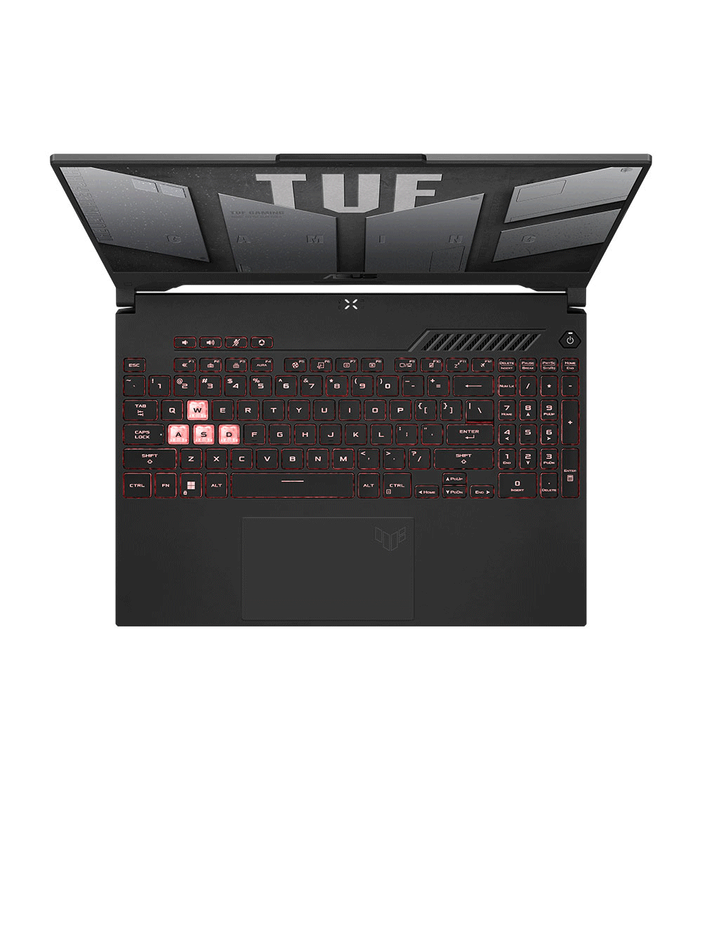 لاب asus TUF Gaming A15 بمعالج Ryzen 7 وكارت RTX 4050 يقدم أداء قوي للألعاب والعمل، available now with delivery and warranty from Cairo Drop.