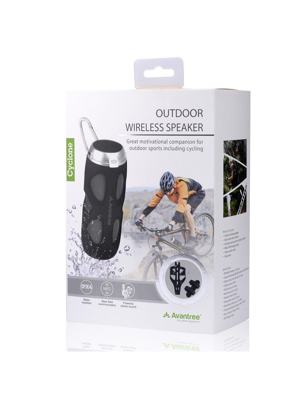 بصوت قوي مع أفانتري BTSP-WP400 مكبر صوت بلوتوث مقاوم للمياه خيار بسعر السماعات البلوتوث المثالي.Powerful waterproof Bluetooth speaker with memory card support.