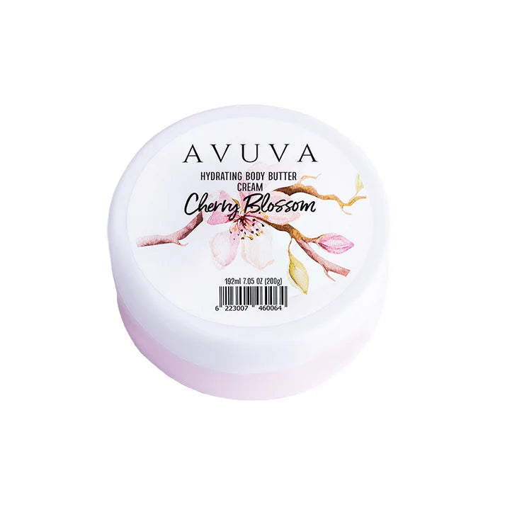 كريم زبدة الجسم من أفوفا يرطب البشرة بعمق ويمنحها نعومة طوال اليوم. Avuva Body Butter Cream deeply moisturizes skin for soft, silky feel all day.