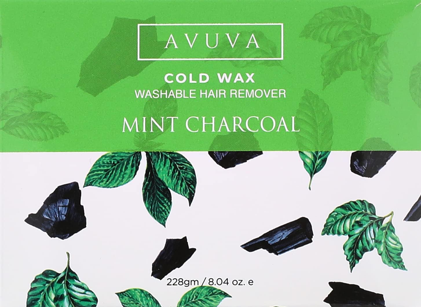 Mint Charcoal – Cold Wax